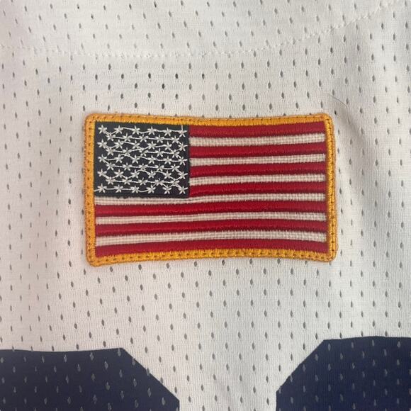 Cooperstown All Star Village Baseball Jersey Medium White #28 Green Monster - Picture 5 of 14